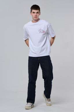 8579 футболка оверсайз мужская