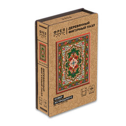 ФРЕЯ PZLF-031 Пазл фигурный деревянный Ковер из прошлого 156 элемент