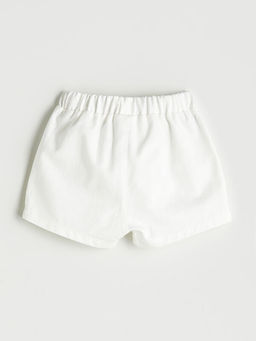 Erkek Bebek Beli Lastikli Pileli ?ort