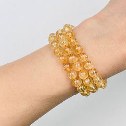 Бусины для украшений из Цитрина (55 бусин)