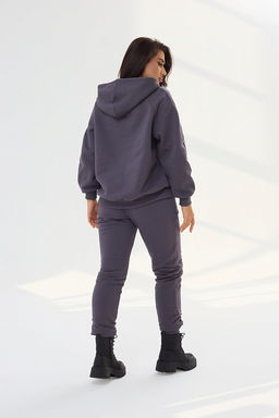 Костюм женский из Футера с начесом Графит Рост 160-175 см - Амавес-текстиль фото 4