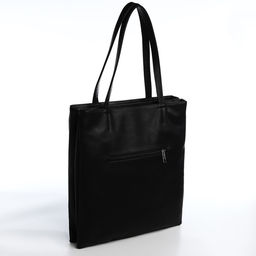 Сумка-тоут на молнии, цвет чёрный - Simaland фото 6