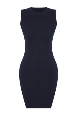 TRENDYOLMILLA Bej Mini Triko Bolero-Elbise Tak?m TWOAW25EL00056  фото 7
