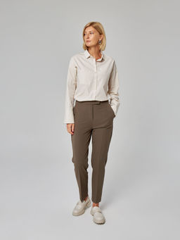 Блузка женская дл. рук. KATHARINA KROSS KK-B-0004V-бежевый  фото 5