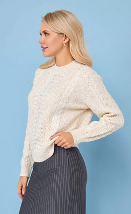 Джемпер F422-1518 milk - Fine joyce фото 8