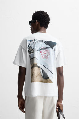 PHOTOGRAPHIC PRINT T-SHIRT - Zara фото 3