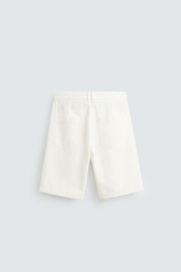 PLEATED RELAXED FIT BERMUDA SHORTS - Zara фото 17