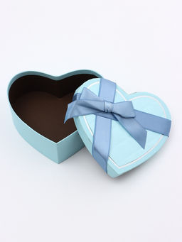 Набор подарочных коробок сердце 3 в 1, бирюзовый, 22?20?9; 18.5?17?7.5; 16?14?6 см