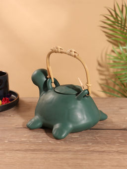 Чайник заварочный Черепаха, керамика, зелёный - Simaland фото 4