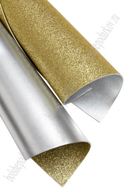 Кожзам двусторонний А4 (5 листов) SF-6152, золото/серебро №1 - Больше подарков фото 2
