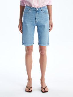 Bermuda Fit Kad?n Jean ?ort