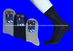 Цена за 10 пар. Ростекс (Рус-текс) носки мужские сетка К-21 (К-21-Н) черные