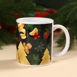 Подарочный набор Верь в чудеса: чай чёрный, вкус: глинтвейн, 50 г., кружка 300 мл., носки 36 - 39 размер - Фабрика счастья фото 5