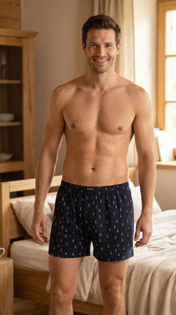 ATLANTIC 2GMB-010 Трусы боксеры Socks - набор 2 шт. темно-синий  фото 11