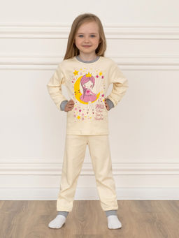 Пижама детская молочная принцесса