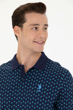 U. S. Polo Assn Мужская темно-синяя футболка - U.s. polo assn фото 9