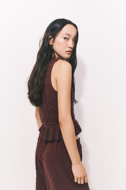 Chaleco en punto pointelle - H&m фото 6