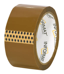 Клейкая лента упаковочная INFORMAT 48 мм х 57 м, 40 мкм, коричневая