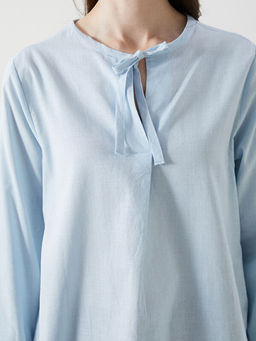 Ba?lamal? Yaka Kad?n Bluz