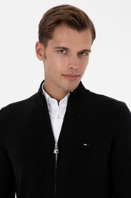 Erkek Slim Fit Siyah Basic Triko H_rka Sepette S_rpriz _ndirim - U.s. polo assn фото 2