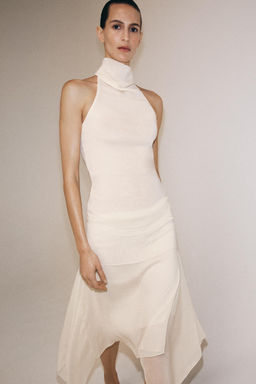 FALDA FLUIDA ASIM?TRICA / Crudo - Zara фото 2