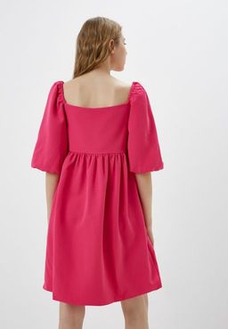 Мини-платье с рукавами-буф длиной - Incity фото 6