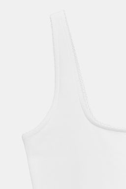 TOP RIB TIRANTES / Blanco