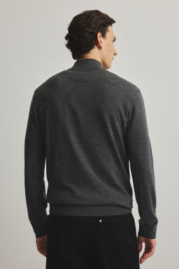 Jersey en lana merino con cremallera Regular Fit - H&m фото 7