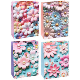 Пакет подарочный "Ромашечки милашечки" 18*24*8.5 см