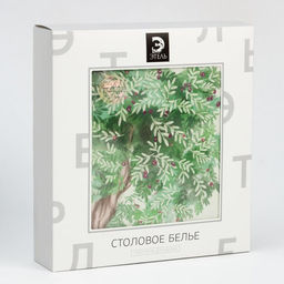 Скатерть Этель Olivia, 220?150 см, 100% хлопок, саржа 190 г/м?