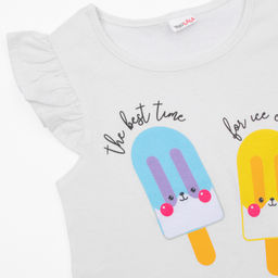 Комплект футболка кулирка, велосипедки кулирка с лайкрой 7003100303 - Youla-la фото 3