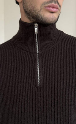 Джемпер F310-0515 brown - Fine joyce фото 5