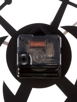 Часы настенные интерьерные «Якорь», бесшумные, плавный ход, d=40 см, металл, чёрные