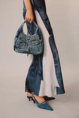 BOLSO DENIM LIMITED EDITION / Azul Denim - Zara фото 2