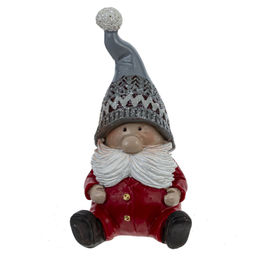 Фигурка декоративная "Гном", L6 W6 H10,5 см, 2в.
