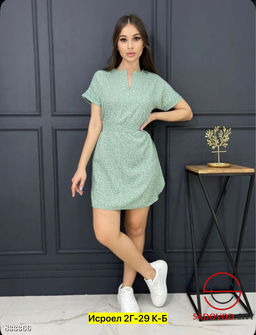 Платье женское в горошек