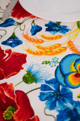 Дорожка на стол из рогожки 50x140 Happy Fox Home  фото 24