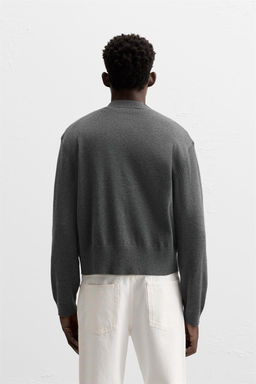 ASYMMETRIC NECKLINE CARDIGAN - Zara фото 3