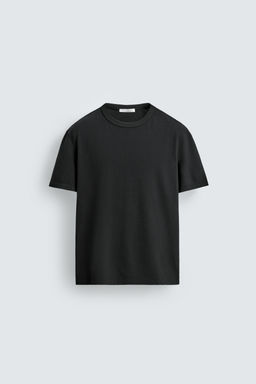 CAMISETA SOFT RELAXED FIT / Negro - Zara фото 6