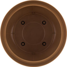 Горшок для цветов InGreen Villa de Fiori с фикс. поддоном 2л, D170мм, молочный шоколад IG660110047