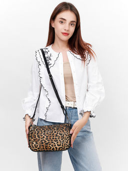 LACCOMA сумка Айлин-леопард эко кожа хлопок фото 7