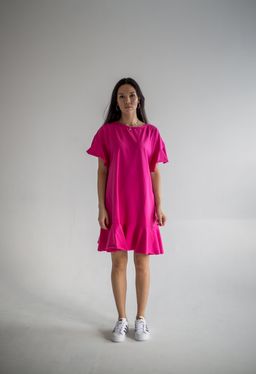 Платье с волнами ПЛОТНЫЙ ХЛОПОК - Knitka wear фото 9