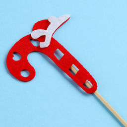 Цена за 5 шт. Шпажки для канапе новогодние Карамелька, набор 3 шт.