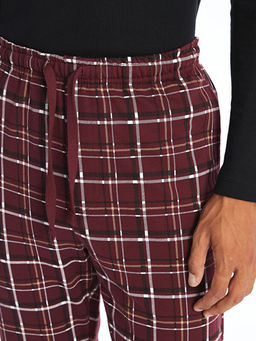 Standart Kal?p Ekose Erkek Pijama Alt