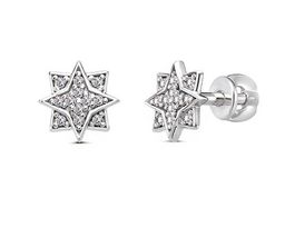 Серьги из серебра куб.циркон., В10-1341