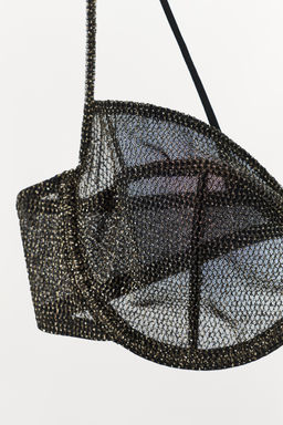 METALLIC THREAD UNDERWIRED BRA - Zara фото 7
