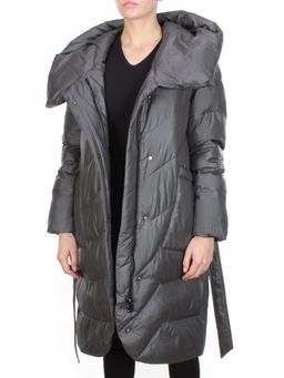 2237 DARK GRAY Пальто женское зимнее AKIDSEFRS (200 гр. холлофайбера) - Fashion фото 9