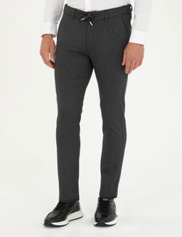 Antrasit Slim Fit Kanvas Pantolon - Pierre cardin фото 2