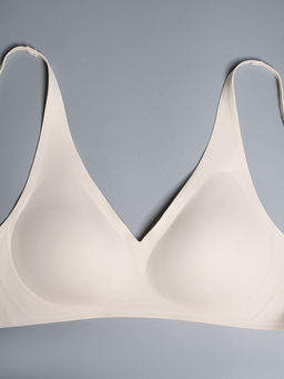 Бюстгальтер Indefini 5063WXY бесшовный молочный фото 8