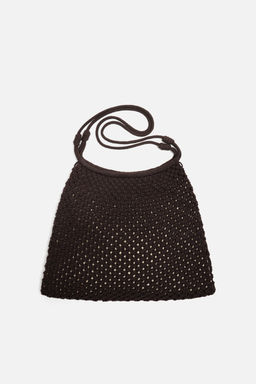 MACRAM_ TOTE BAG - Zara фото 3